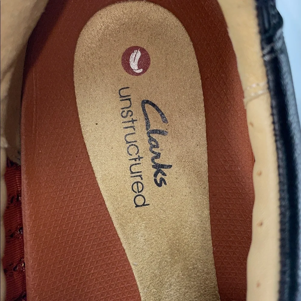 CLARKS UN BRILEY PACE LEATHER SHOES FTL-12-044
